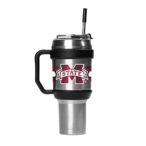 Mississippi State 40OZ STAINLESS STEEL TUMBLER - Ashley's Children's Boutique