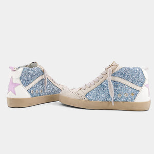 Blue Glitter Riley Kids - Ashley's Children's Boutique