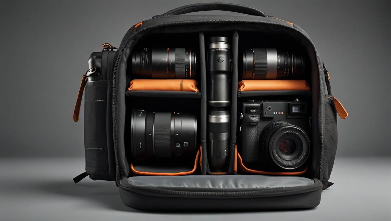 mochila con compartimento para cámara