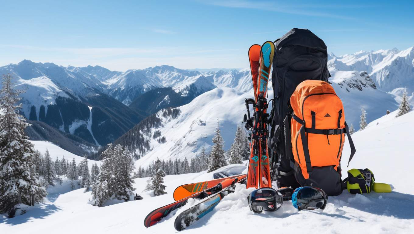 mochila de esquí