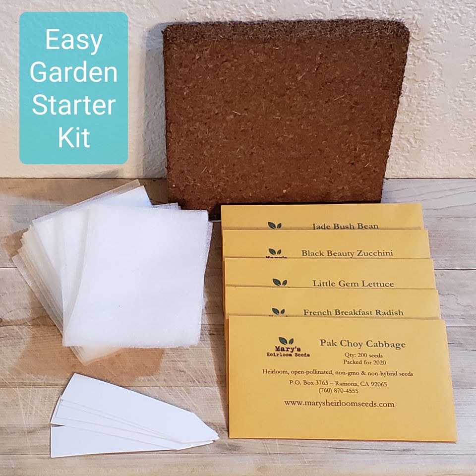 Easy Garden Seed Starter Kit Mary S Heirloom Seeds