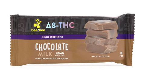 beeZbee Delta-8 THC Chocolate Bar