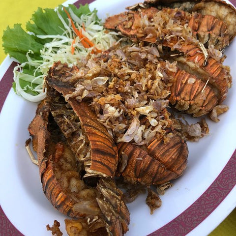 Garlic Shellfish Huge Prawns / Bugs Chaolay Hua Hin