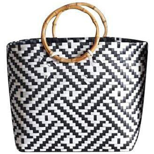 black basket bag