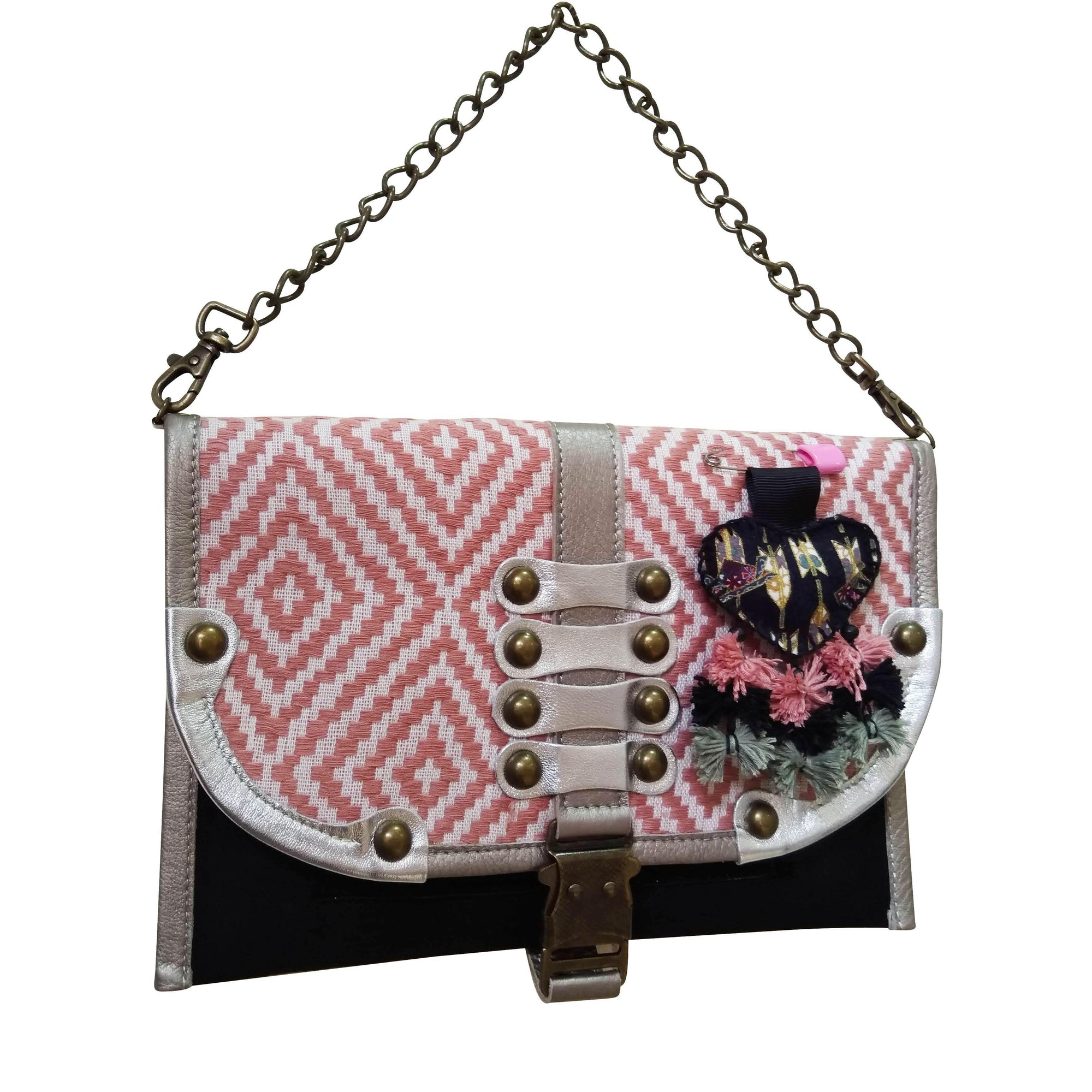 Fancy Party Clutch in Pink – jhakhas.com