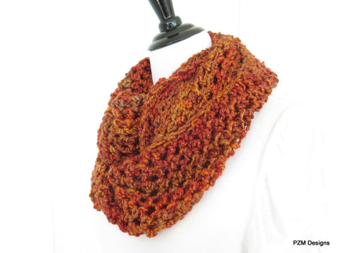 crochet infinity scarf