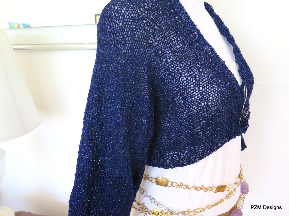 sparkly bolero cardigan