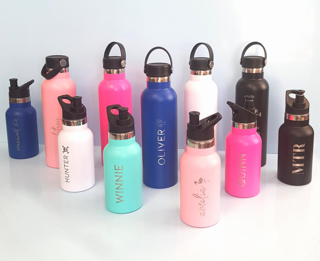 personalised kids drink bottles