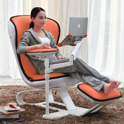Ergonomic Chair Com Recliner Wth Laptop Tablet Arms Ec03
