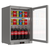 Elevate Your Commercial Space with this 130 Litre Stainless Steel Bar Fridge