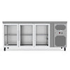 High-Capacity 403L Commercial Counter Fridge, Perfect For Busy Kitchens And Food Service Establishments. Spacious Interior With Adjustable Shelving To Accommodate Various Products.Front Empty Image.