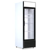 Elevate your Commercial Space with our 360-Litre Display Fridge, featuring a Single Door for Optimal Efficiency. Angle-empty-seperator- closed door.
