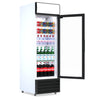 Elevate your Commercial Space with our 360-Litre Display Fridge, featuring a Single Door for Optimal Efficiency. Angle-full-open-door.