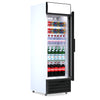 Elevate your Commercial Space with our 360-Litre Display Fridge, featuring a Single Door for Optimal Efficiency. Full- angle-door open.