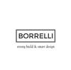 50L Stainless Steel Stock Pot, Essential for Cooking in Commercial Kitchens. Robust Construction for Durability and Reliability. Borrelli Logo Image.
