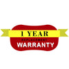  1-year replacement warranty badge for Borrelli products, emphasising customer assurance and product reliability.