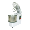 "Borrelli Commercial 60ltr Spiral Mixer with a removable stainless steel bowl and tilting head feature for easy dough extraction, ideal for professional bakeries and pastry shops.