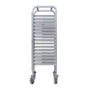 Streamline Your Workspace with our 15-Tier Stainless Steel Clearing Trolley. Meticulously designed for durability, this clearing trolley is ideal for commercial kitchens and various professional settings. 