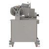 Borrelli 14" commercial automatic meat slicer, designed to give outstanding performance in all busy commercial establishments.Rear_view.