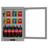 Commercial 130 Litre Stainless Steel Bar Fridge with Mirrored Interior