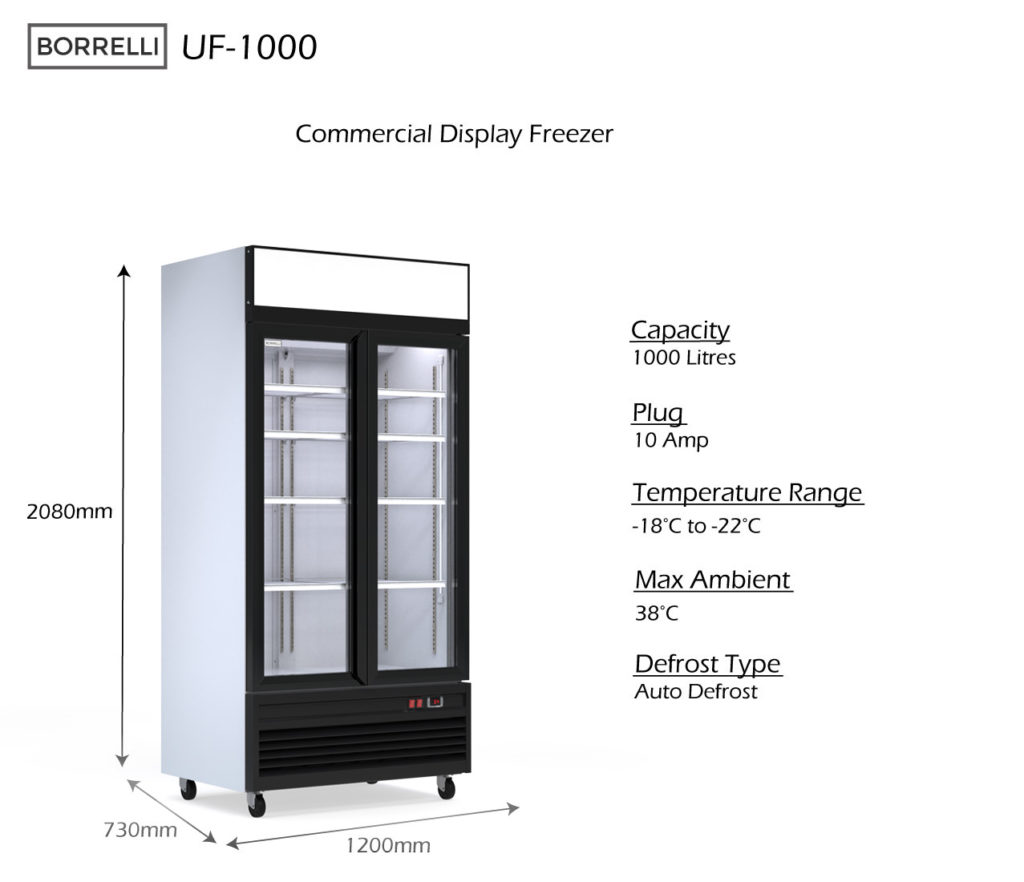 UF-1000D sizing chart