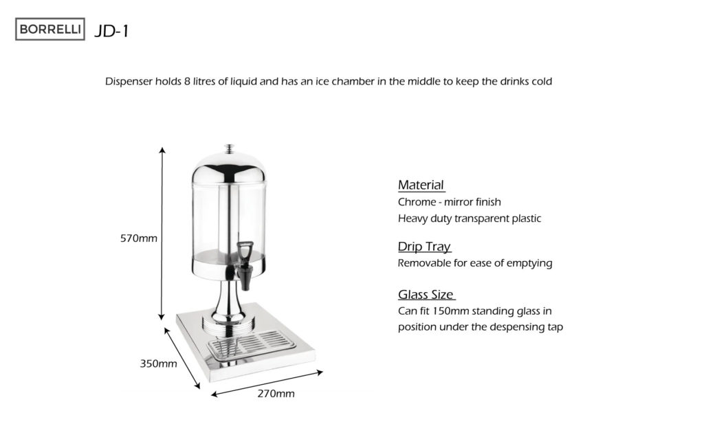 Image for Sizing Sheet Juice DispenSer JD-1