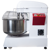Elevate Your Dough Preparation with the Borrelli 66L Spiral Dough Mixer - Double Action Twin Speed. Designed for commercial bakeries, this spiral dough mixer offers efficiency and precision in kneading and mixing dough.Side_view.