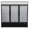 Commercial Triple Glass Door Freezer - 1560L Effective Volume for Optimal Display and Efficiency