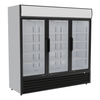 Commercial Triple Glass Door Freezer - 1560L Effective Volume for Optimal Display and Efficiency