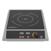 Durable and robust 2800 Watt induction hob by Borrelli, with a smooth, easy-to-clean surface, perfect for high-volume cooking environments.