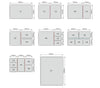 Spacious 428L Prep Fridge, Perfect for Busy Kitchen Environments. Versatile Interior Layout for Efficient Ingredient Organisation. GN Pan Sizing Chart Image.