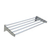 Enhance Your Workspace with our 1500mm Stainless Steel Tube Wall Shelf, Featuring a Polished Finish. Crafted for durability and aesthetics, this wall shelf is perfect for commercial kitchens, medical facilities Etc. Angle_view.