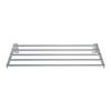 Enhance Your Workspace with our 1500mm Stainless Steel Tube Wall Shelf, Featuring a Polished Finish. Crafted for durability and aesthetics, this wall shelf is perfect for commercial kitchens, medical facilities Etc. Front_view.