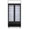 Maximize Frozen Storage Efficiency with our 1000-Litre Display Freezer. Front-view.