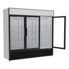 Commercial Triple Glass Door Freezer - 1560L Effective Volume for Optimal Display and Efficiency