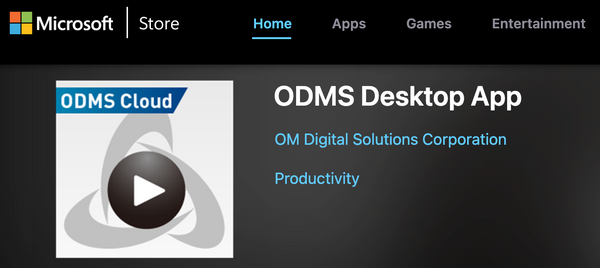 Download the ODMS Desktop App for Windows from the Microsoft Store