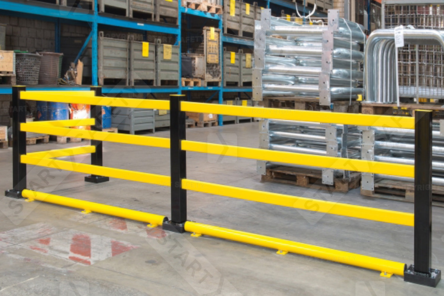 Example Of The Black Bull Hybrid Flex Railing,