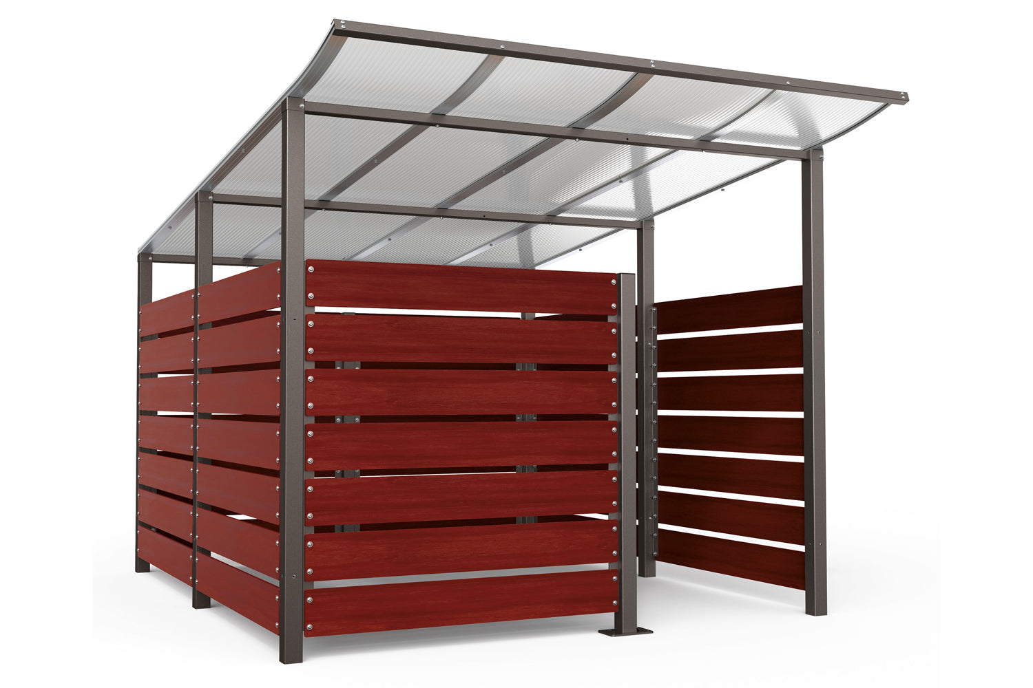 Front Cladding And Support Post For Modulo Shelters