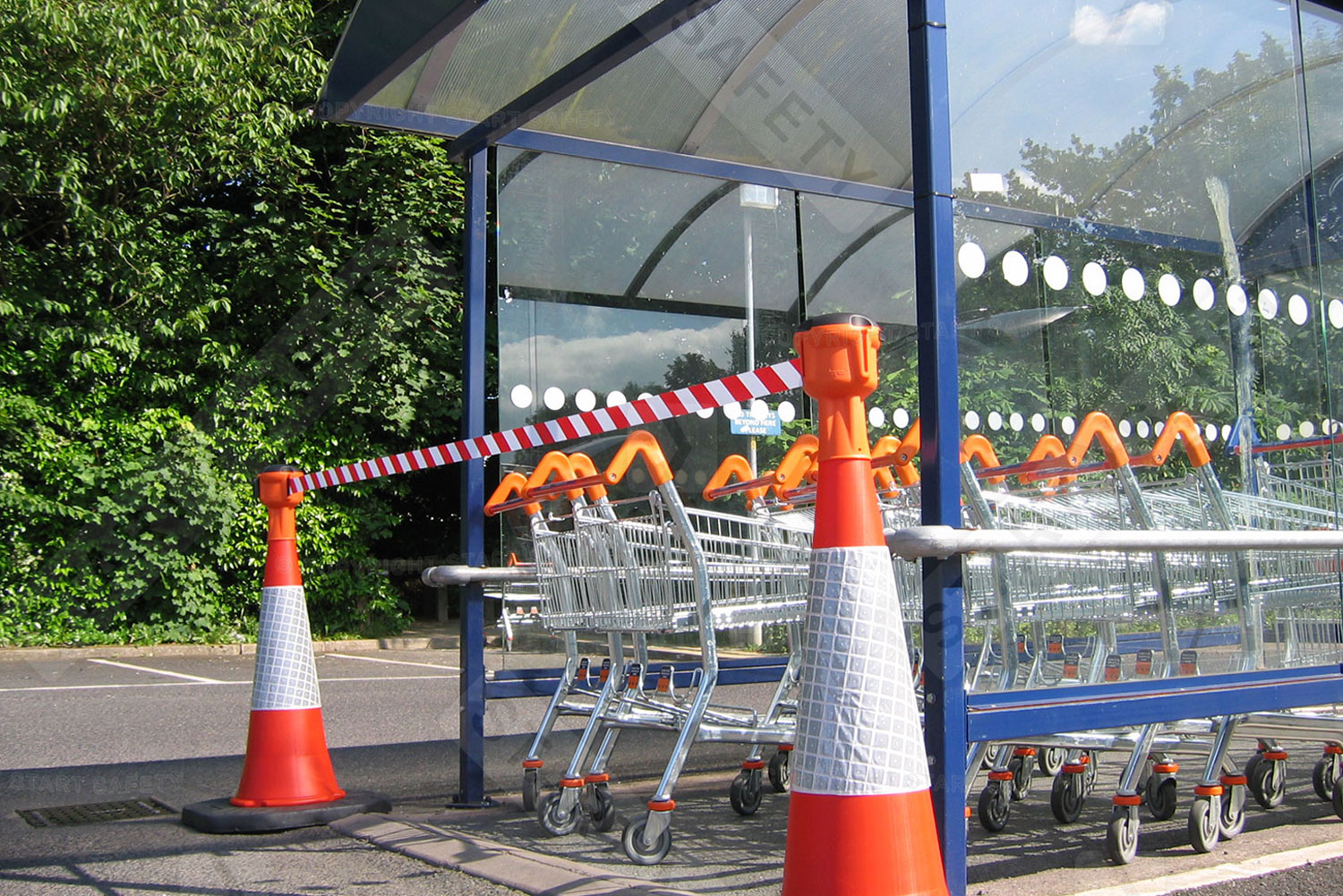 Main Unit On Traffic Cones