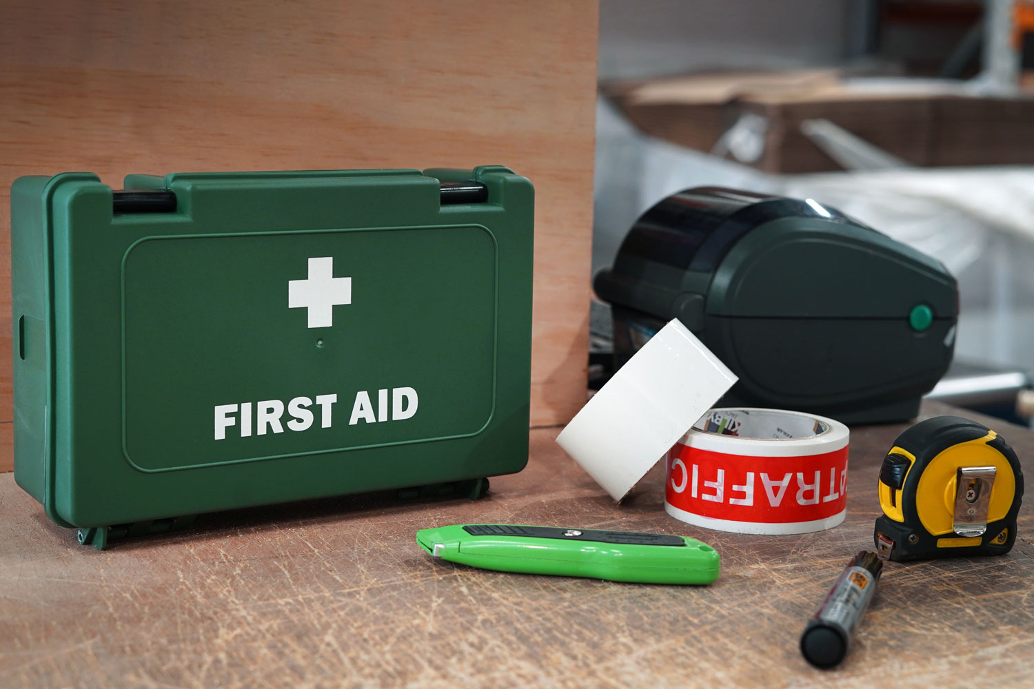 Small Workplace First Aid Kit Open