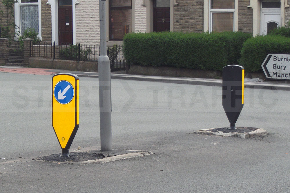 Duraflex Bollard Installed at junction