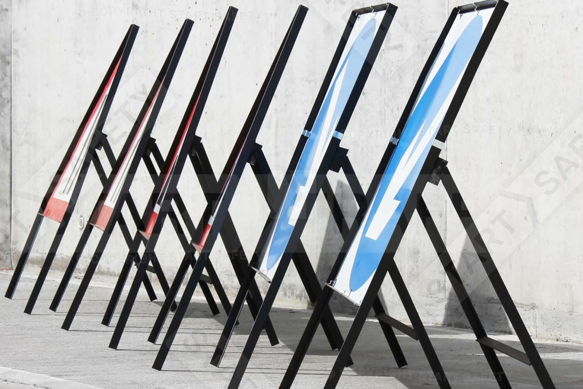 Stanchion Metal Sign Kit