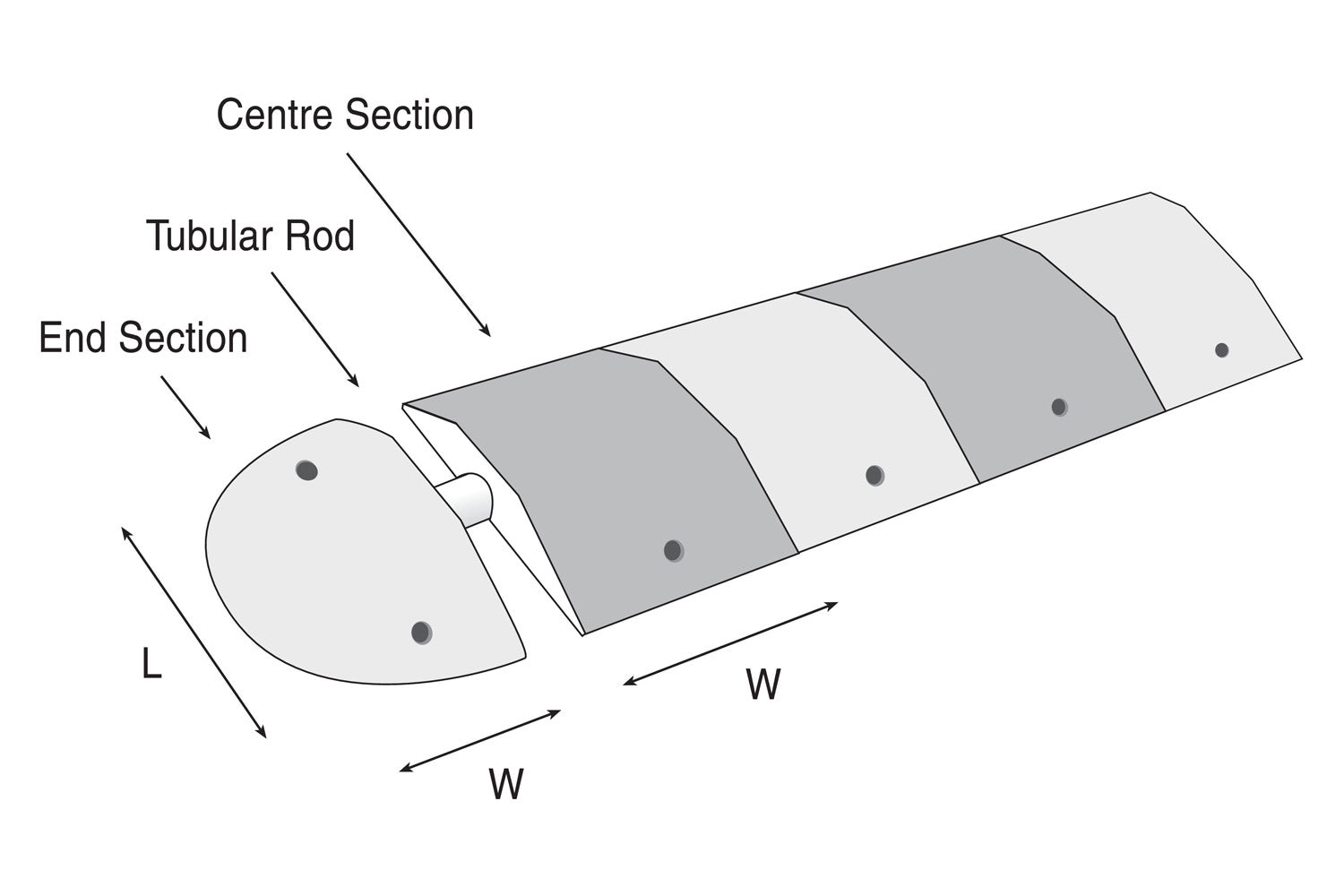 Top Stop Speed Bump Components