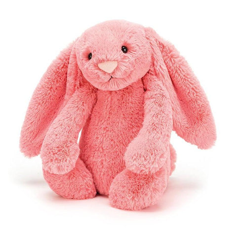 Coral Bashful Bunny soft toy by Jellycat