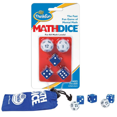 Math Dice game by Thinkfun for ages 8+