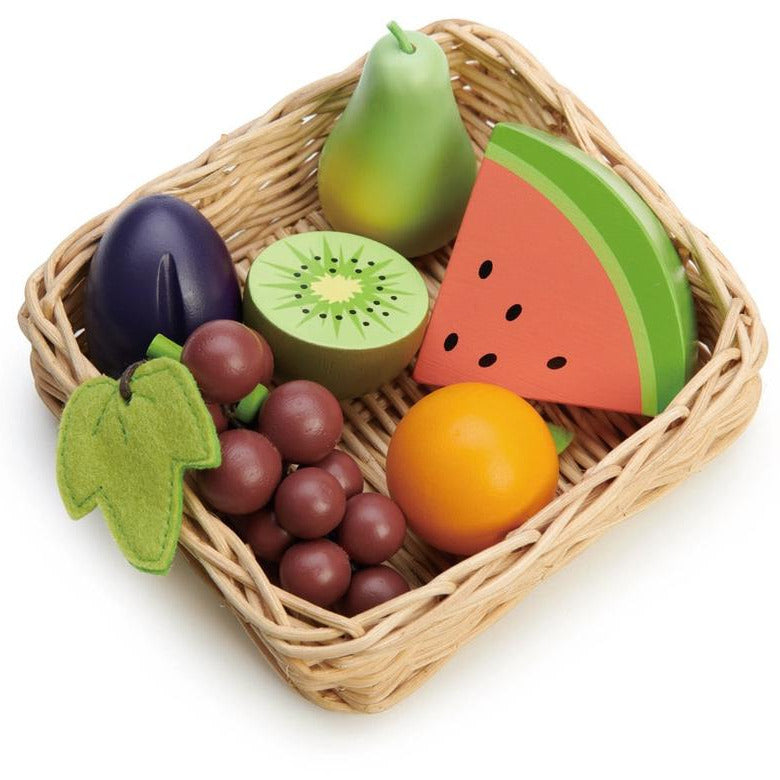 Cesto in legno con frutta, Fruity Basket Tender Leaf Toys