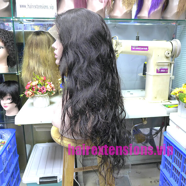 28 inch body wave lace front wig