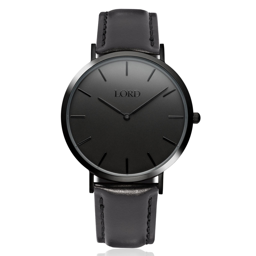 black on black watches mens