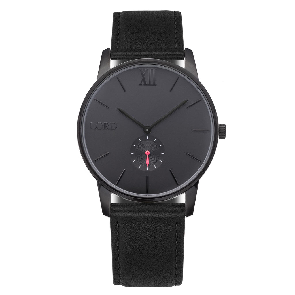 Solitude Black Watch | Men's, Women's Watches | Lord Timepieces