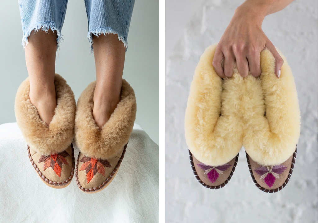 colourful slippers